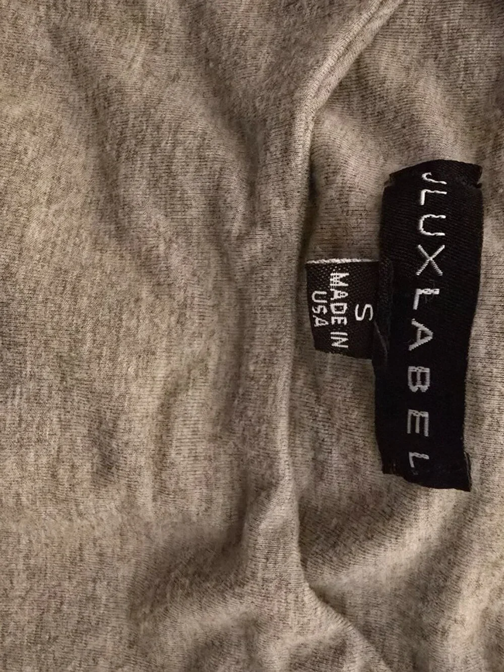JLUXLABEL Gray Sleeveless Bodysuit
